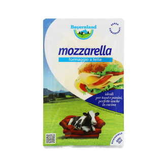 Bayernland Mozzarella Slices 45% 12/140g