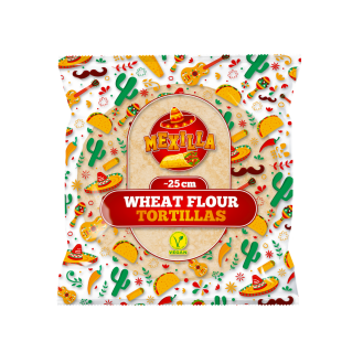 Mexilla Wheat Tortilla 25cm 10/600gr