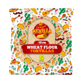 Mexilla Wheat Tortilla 30cm 10/800gr